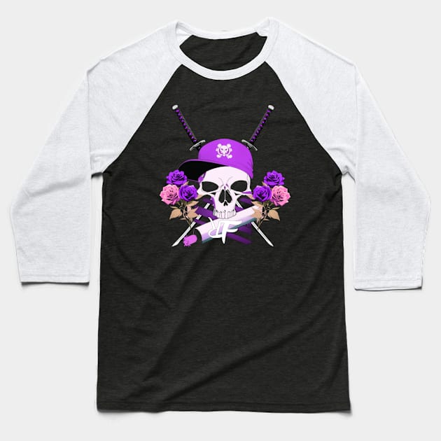 Jolly Roger Zambarau Baseball T-Shirt by TRF Clothing